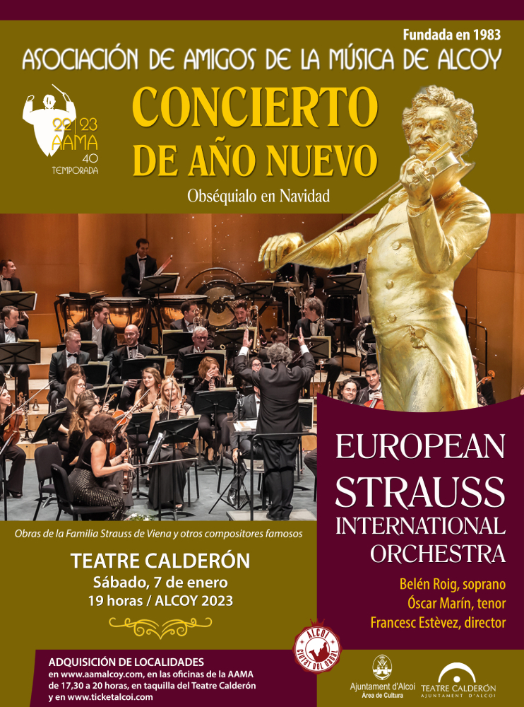CONCIERTO DE AÑO NUEVO EUROPEAN STRAUSS INTERNATIONAL ORCHESTRA