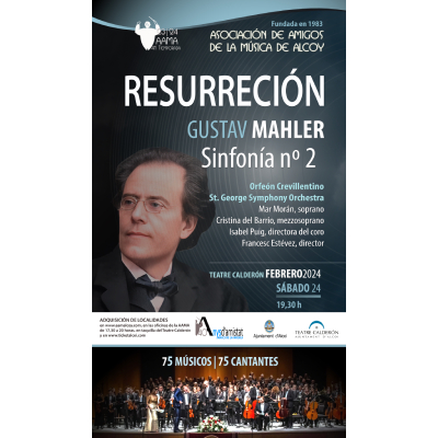 GUSTAV MAHLER: Sinfonía nº 2 en do menor “Resurrección”