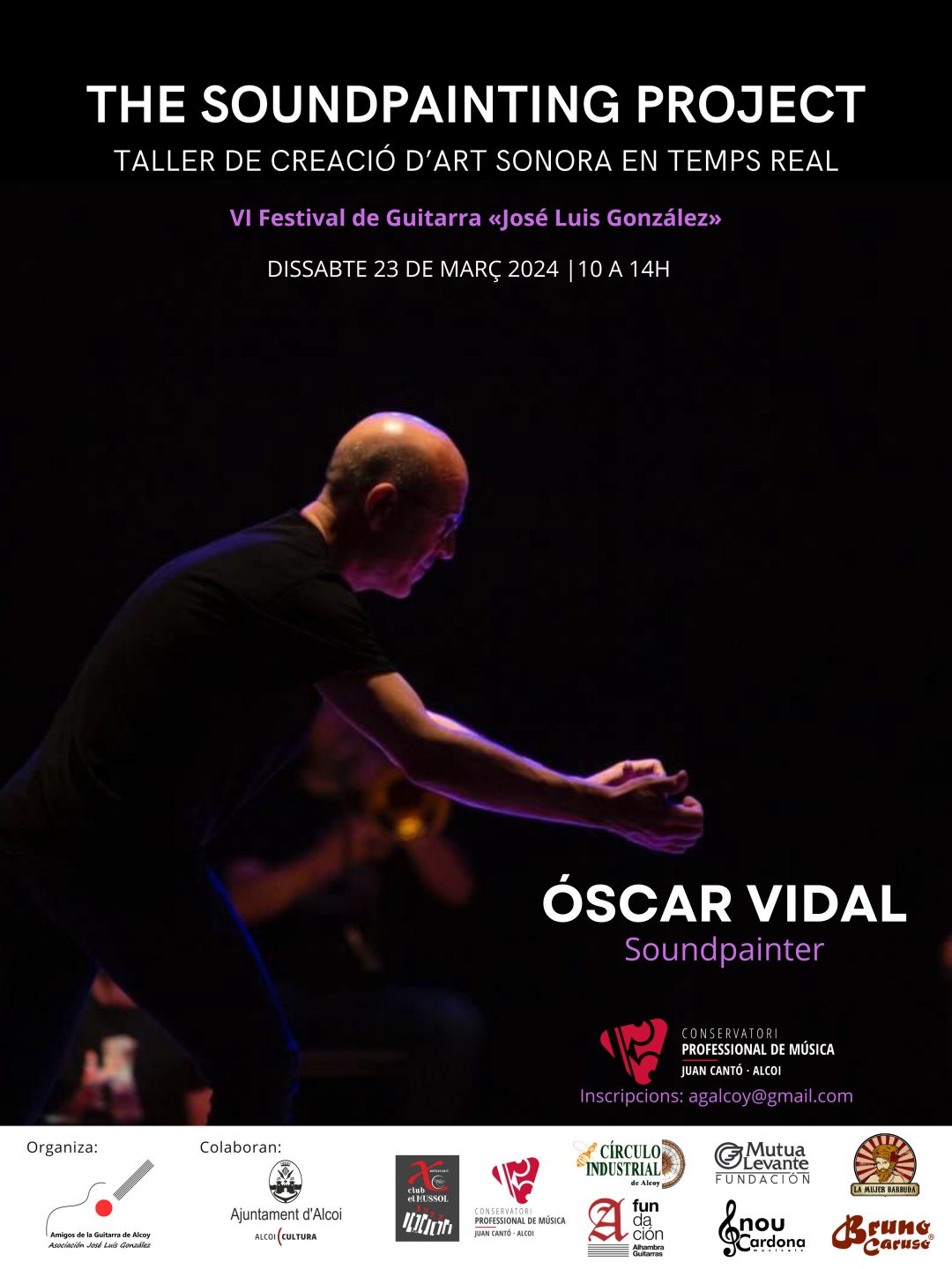 Taller de SOUNDPAINTING con Óscar Vidal. VI FESTIVAL DE GUITARRA