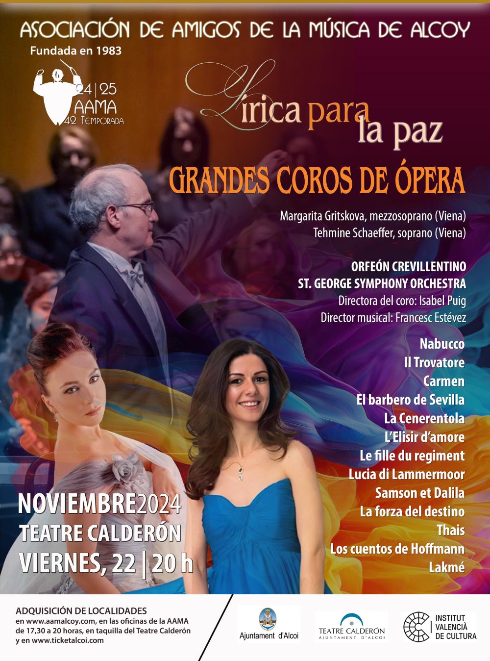 LIRICA PARA LA PAZ | GRANDES COROS DE ÓPERA