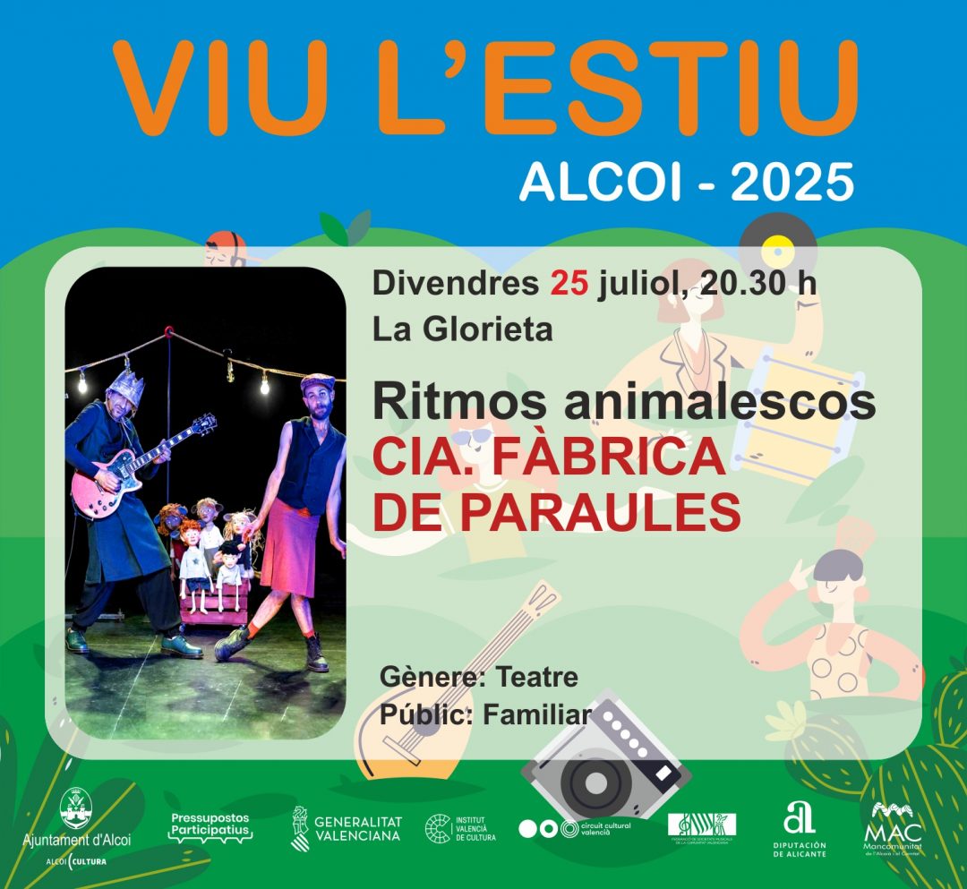 CIA. FÁBRICA DE PARAULES presenta RITMOS ANIMALESCOS