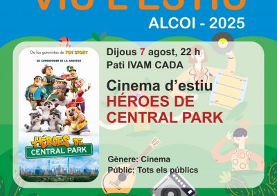 Cinema d’Estiu: HÉROES DE CENTRAL PARK