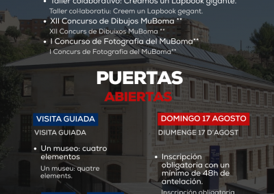 Programación de verano MuBoma