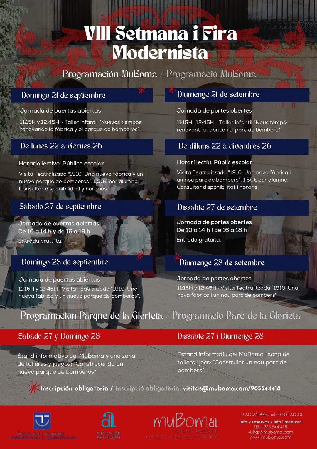 Puertas abiertas: Taller Modernista en el muBoma