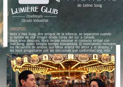 LUMIÈRE CLUB-VIDAS PASADAS de Celine Song