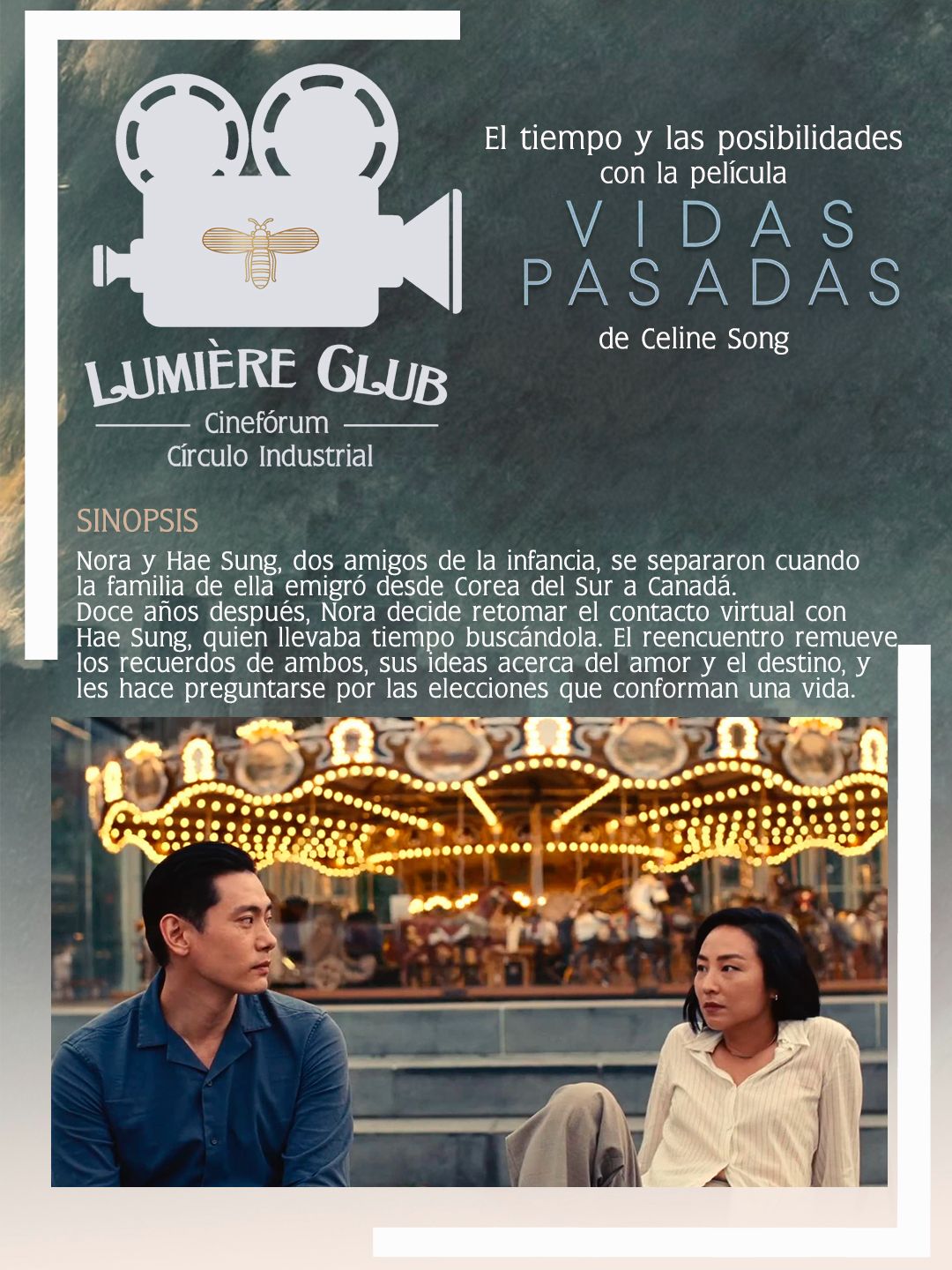 LUMIÈRE CLUB-VIDAS PASADAS de Celine Song