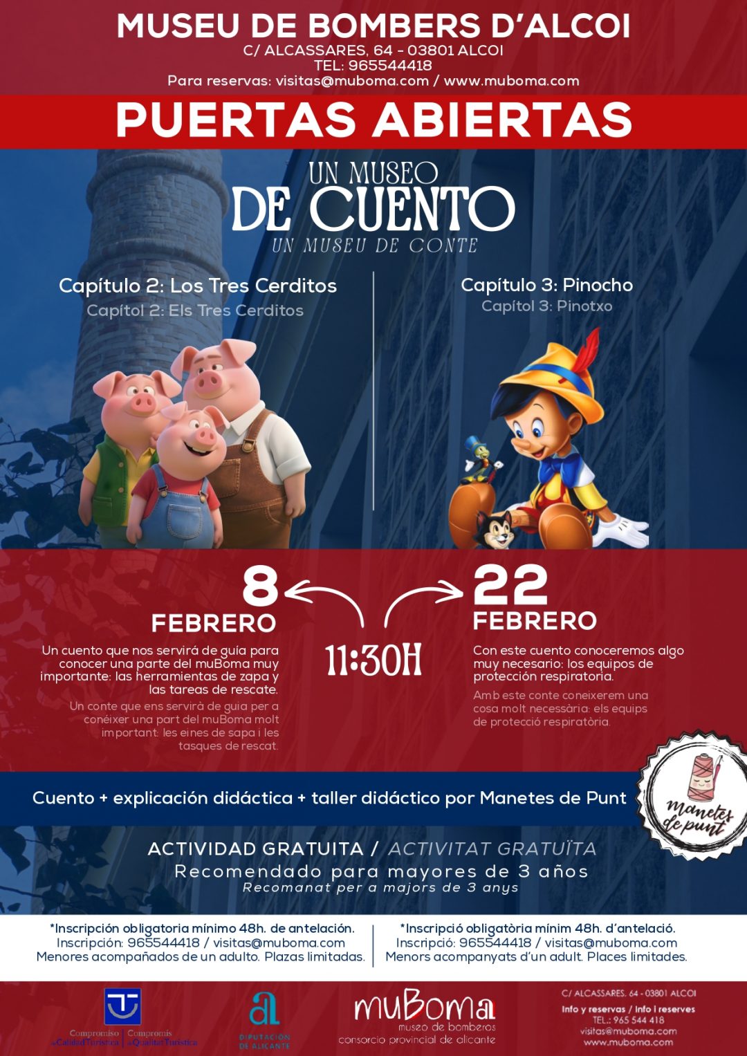 Puertas abiertas en el MuBoma: Un museo de cuento II