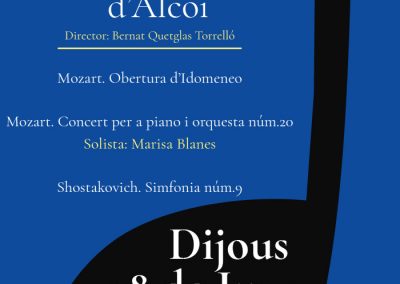 CONCERT DE FI DE CURS ORQUESTRA SIMFÒNICA D’ALCOI
