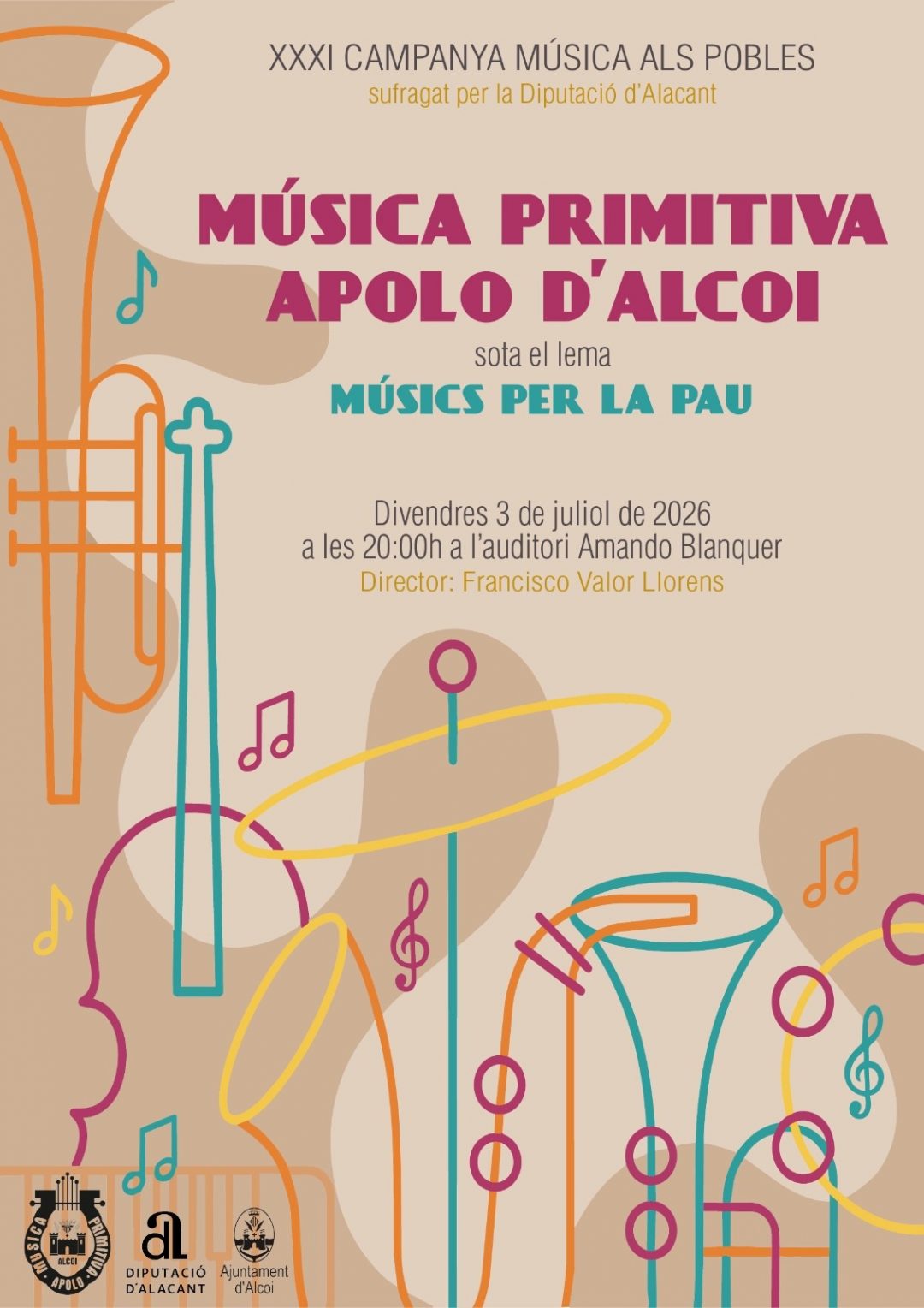 Concert: MÚSICA PRIMITIVA APOLO D’ALCOI