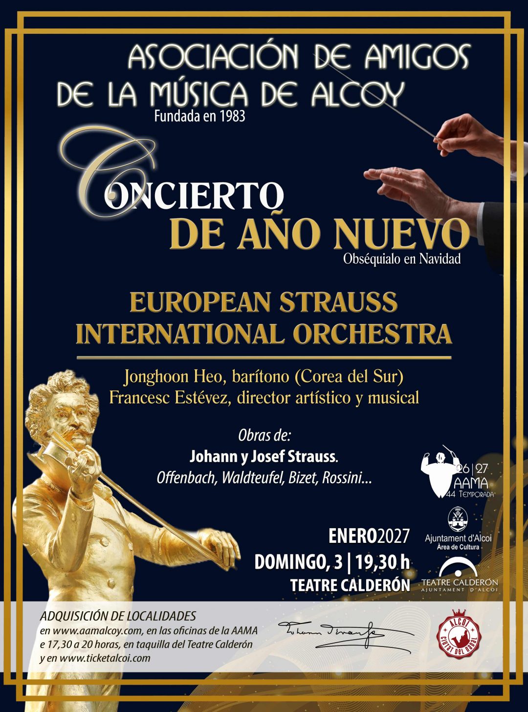 CONCIERTO DE AÑO NUEVO – EUROPEAN STRAUSS INTERNATIONAL ORCHESTRA