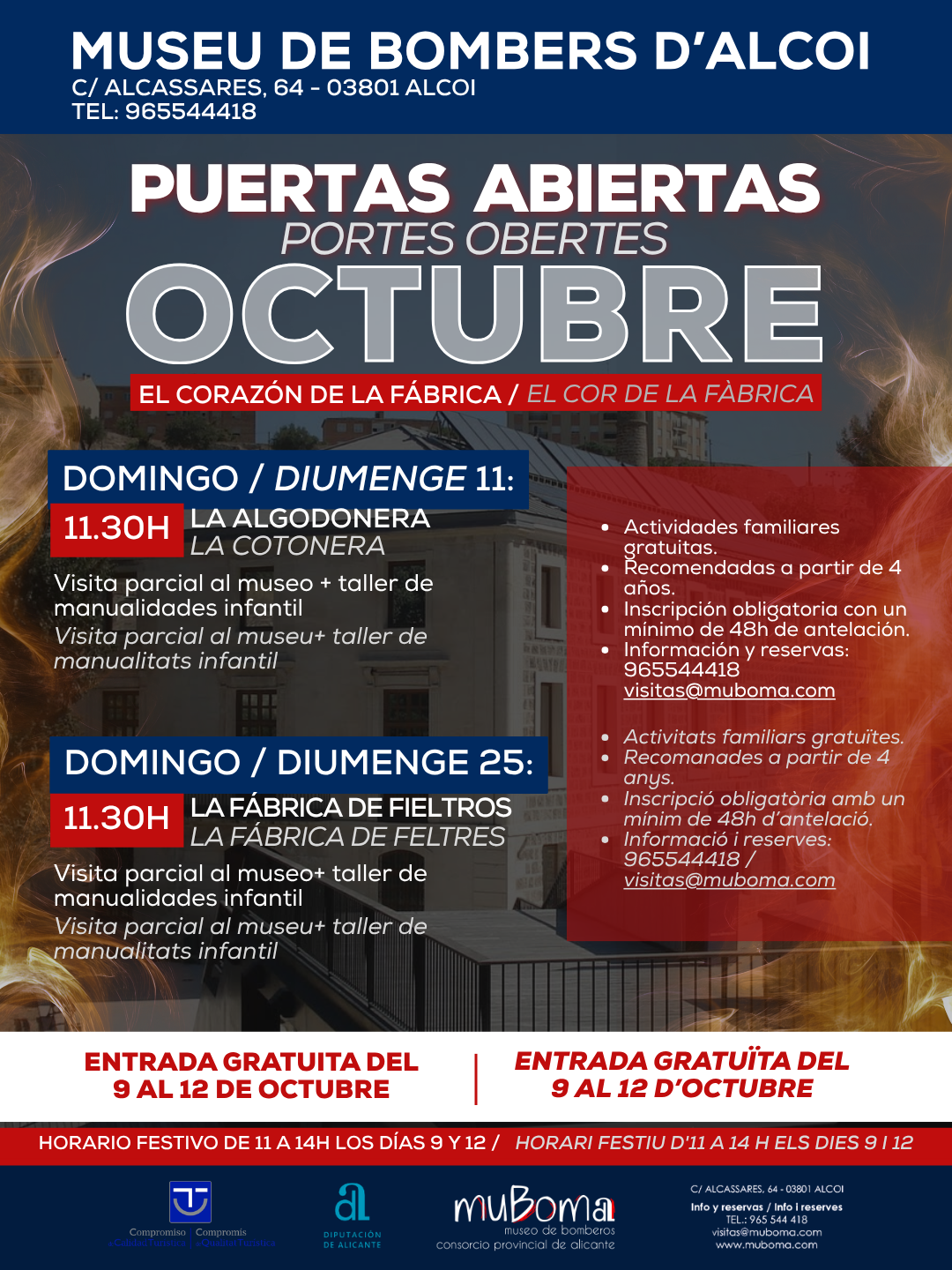 Puertas abiertas en el MuBoma