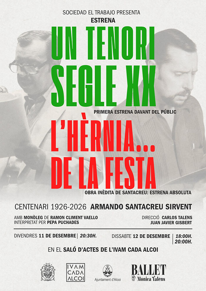SOCIETAT EL TRABAJO: Un Tenori segle XX i L’hernia… de la Festa